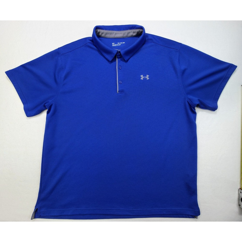 Under Armour Polo Shirt Mens 3XL HeatGear Loose Golf Short Sleeve Limited Use‎